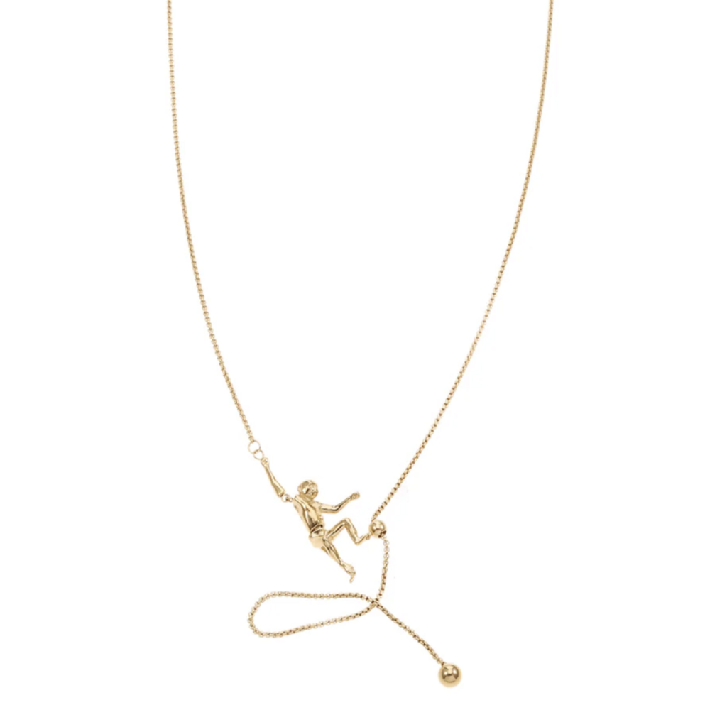 Rose & Camellia Rose & Camellia ketting 10996 Necklace Monkey gold 73 CM