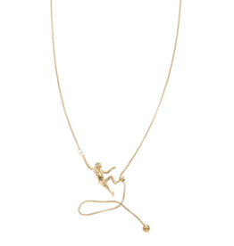 Rose & Camellia Rose & Camellia ketting 10996 Necklace Monkey gold 73 CM