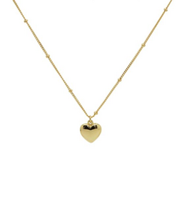 Karma Jewelry Karma Jewelry Ketting T319GP Necklace Elise 925 sterling zilver 14k gouden plating 38 - 45 CM