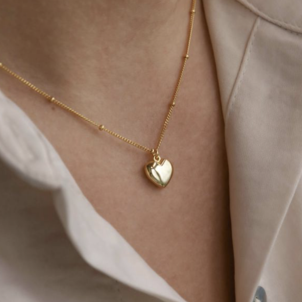 Karma Jewelry Karma Jewelry Ketting T319GP Necklace Elise 925 sterling zilver 14k gouden plating 38 - 45 CM