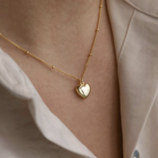 Karma Jewelry Karma Jewelry Ketting T319GP Necklace Elise 925 sterling zilver 14k gouden plating 38 - 45 CM