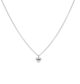 Karma Jewelry Karma Ketting T245 Necklace 3D Heart 925 sterling silver 38 - 45 CM