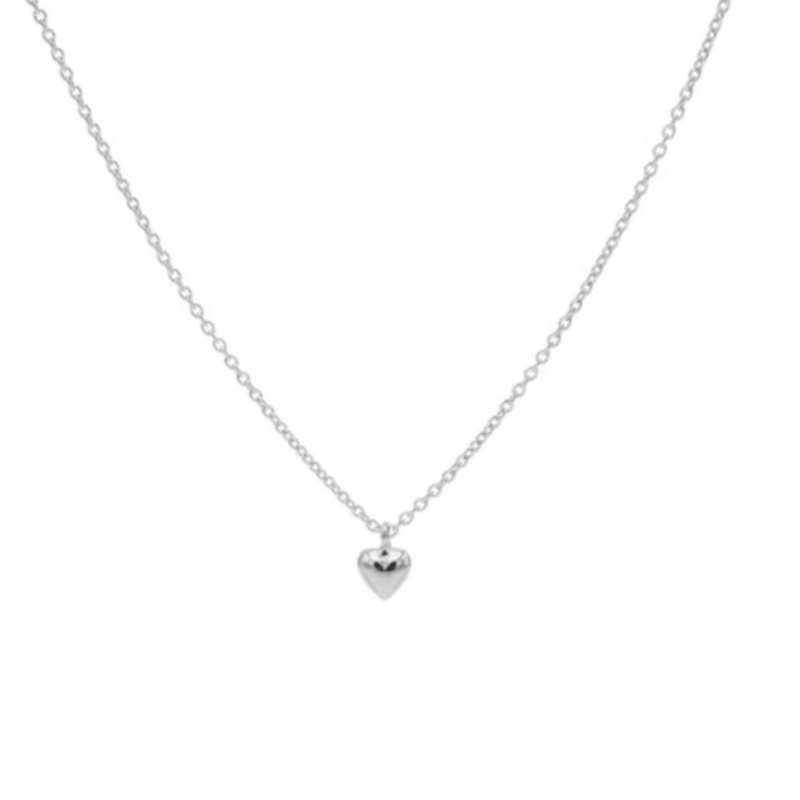 Karma Jewelry Karma Ketting T245 Necklace 3D Heart 925 sterling silver 38 - 45 CM