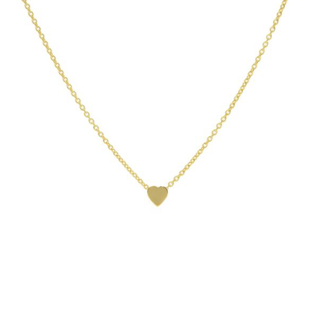 Karma Jewelry Karma Jewelry ketting T29GP Necklace Heart 925 silver gold plated 38 + 7 CM