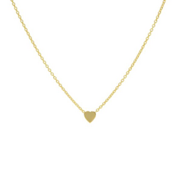 Karma Jewelry Karma Jewelry ketting T29GP Necklace Heart 925 silver gold plated 38 + 7 CM