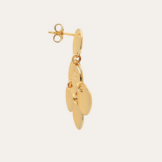 Gas Bijoux Jewelry Gas Bijoux oorbellen 149886 Sequin Diva earrings gold L 3.7 CM - W 3 CM