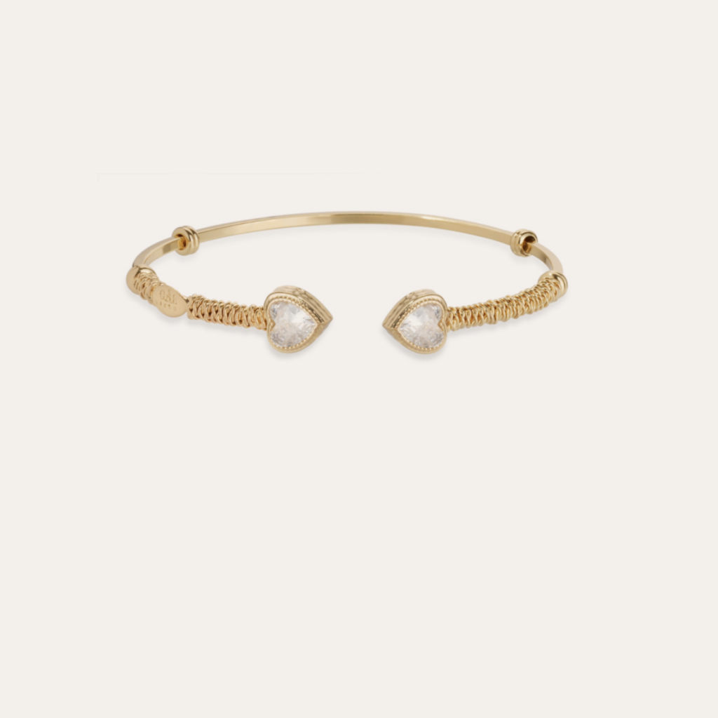 Gas Bijoux Jewelry Gas Bijoux armband 734853 Duality Amore stras bangle gold