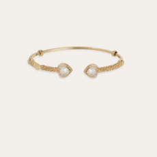 Gas Bijoux Jewelry Gas Bijoux armband 734853 Duality Amore stras bangle gold