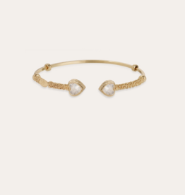 Gas Bijoux Jewelry Gas Bijoux armband 734853 Duality Amore stras bangle gold