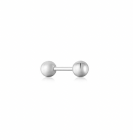 Ania Haie Ania Haie ear edit piercing E035-02H silver sphere barbell single Earring