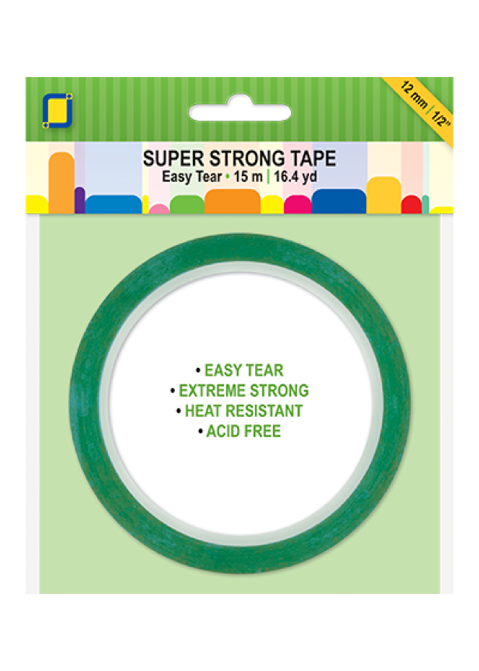 Jeje 3.3280 - Super Strong Tape Easy Tear, 15mtr x 12mm