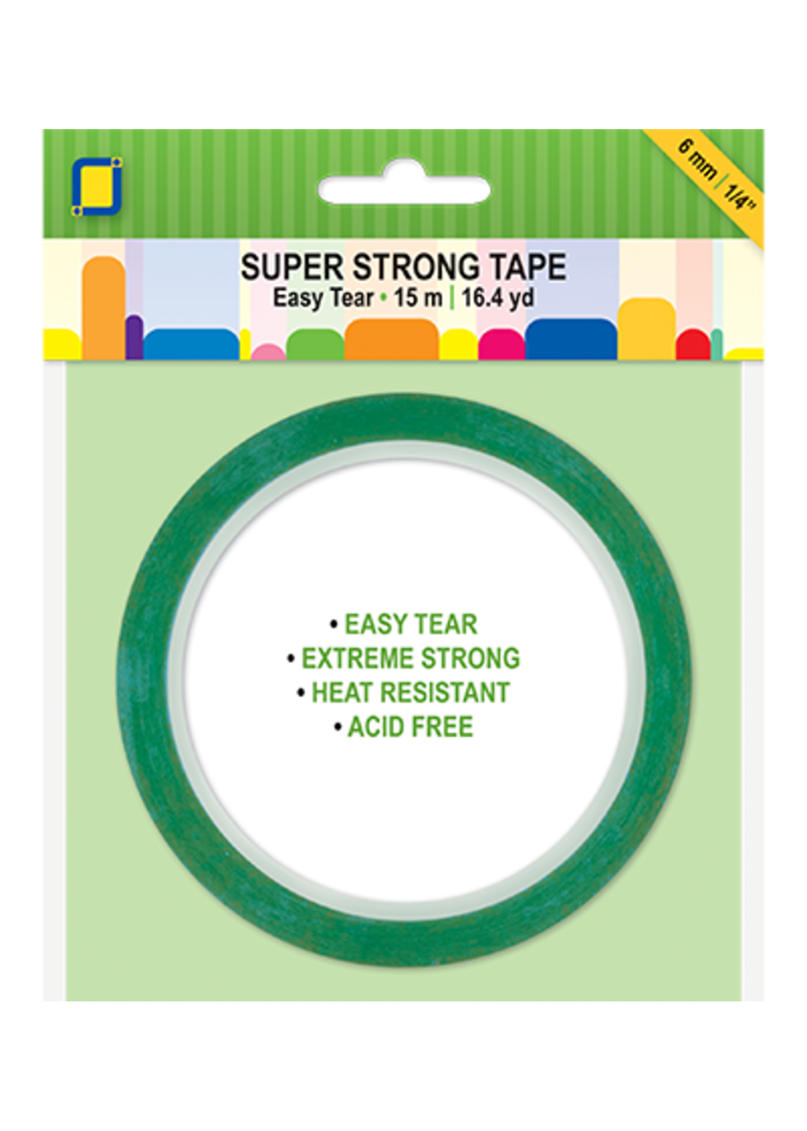 Jeje 3.3286 - Super Strong Tape Easy Tear, 15mtr x 6mm