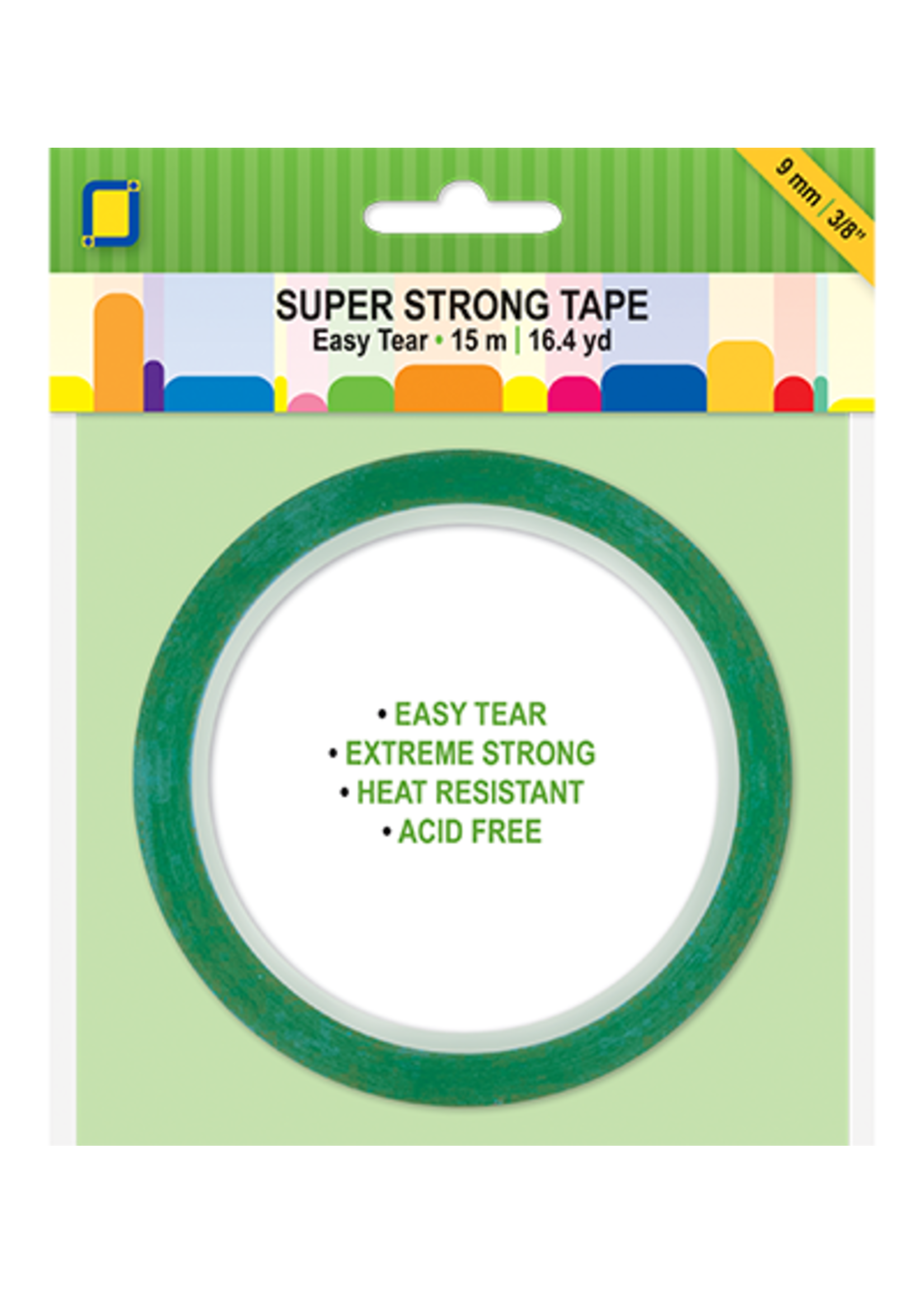 Jeje 3.3289 - Super Strong Tape Easy Tear, 15mtr x 9mm