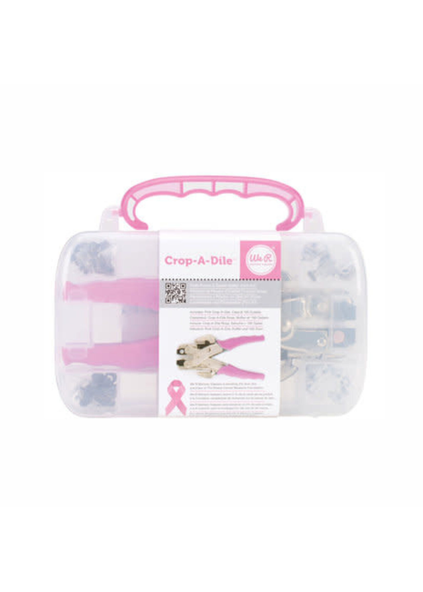 We 'R Memory Keepers Pink Case Crop-A-Dile Tool (70908-4)