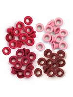 We 'R Memory Keepers Red Crop-A-Dile Standard Eyelet (60pcs) (41573-2)