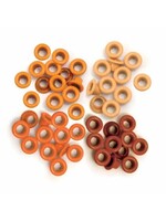 We 'R Memory Keepers Orange Crop-A-Dile Standard Eyelet (60pcs) (41574-9)