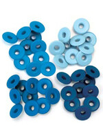 We 'R Memory Keepers Blue Crop-A-Dile Wide Eyelet (40pcs) (41590-9)