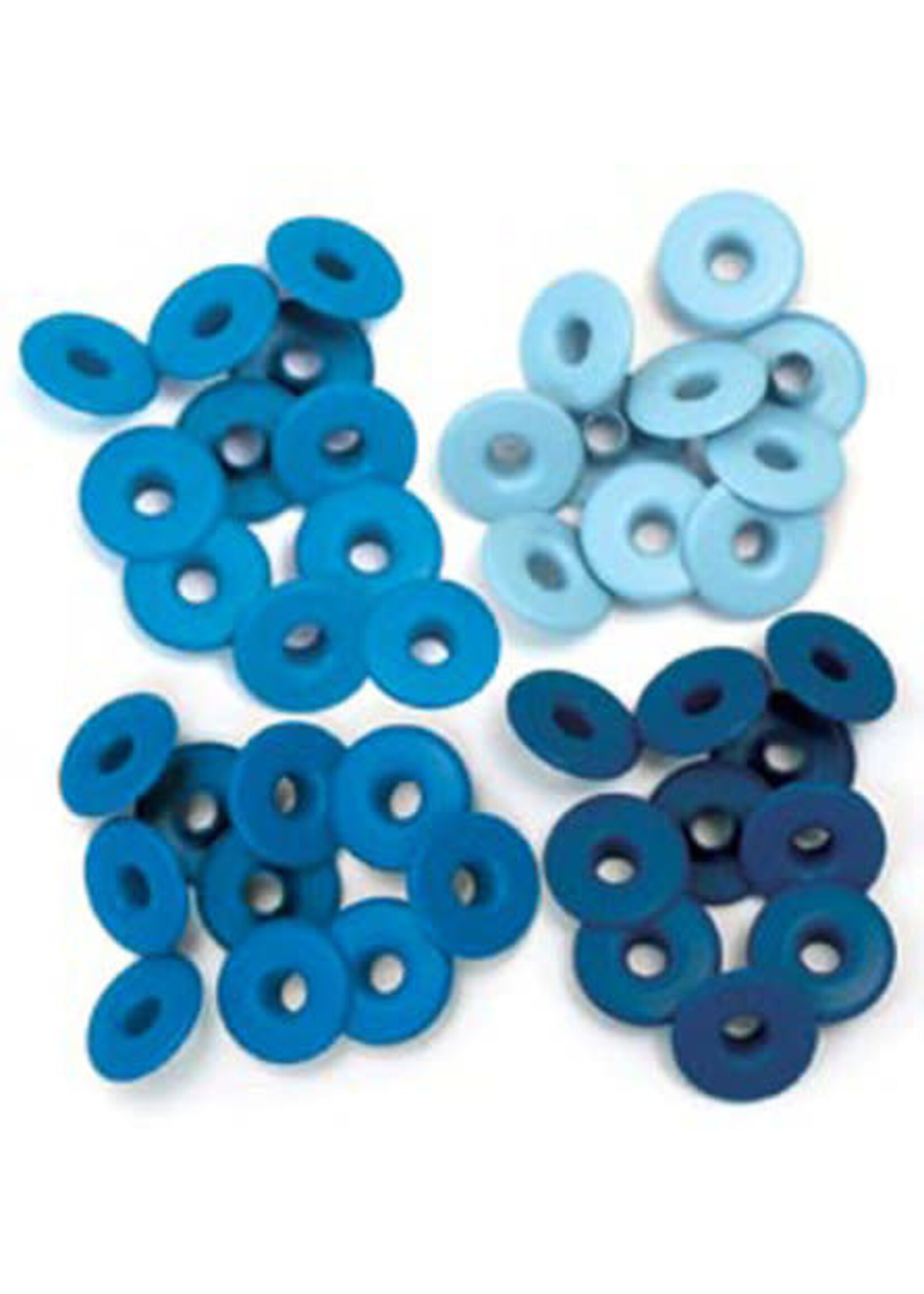 We 'R Memory Keepers Blue Crop-A-Dile Wide Eyelet (40pcs) (41590-9)