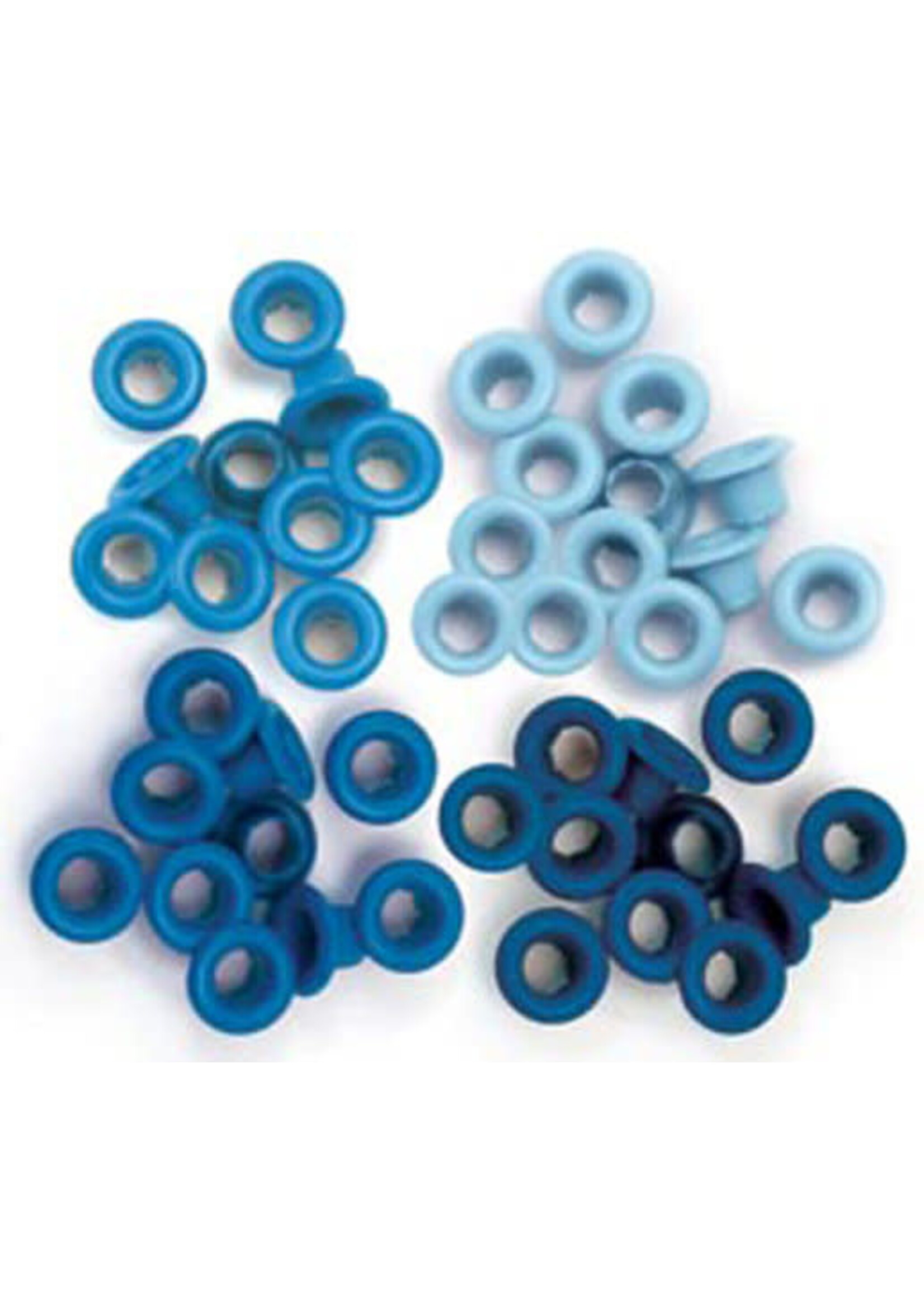 We 'R Memory Keepers Blue Crop-A-Dile Standard Eyelet (60pcs) (41578-7)