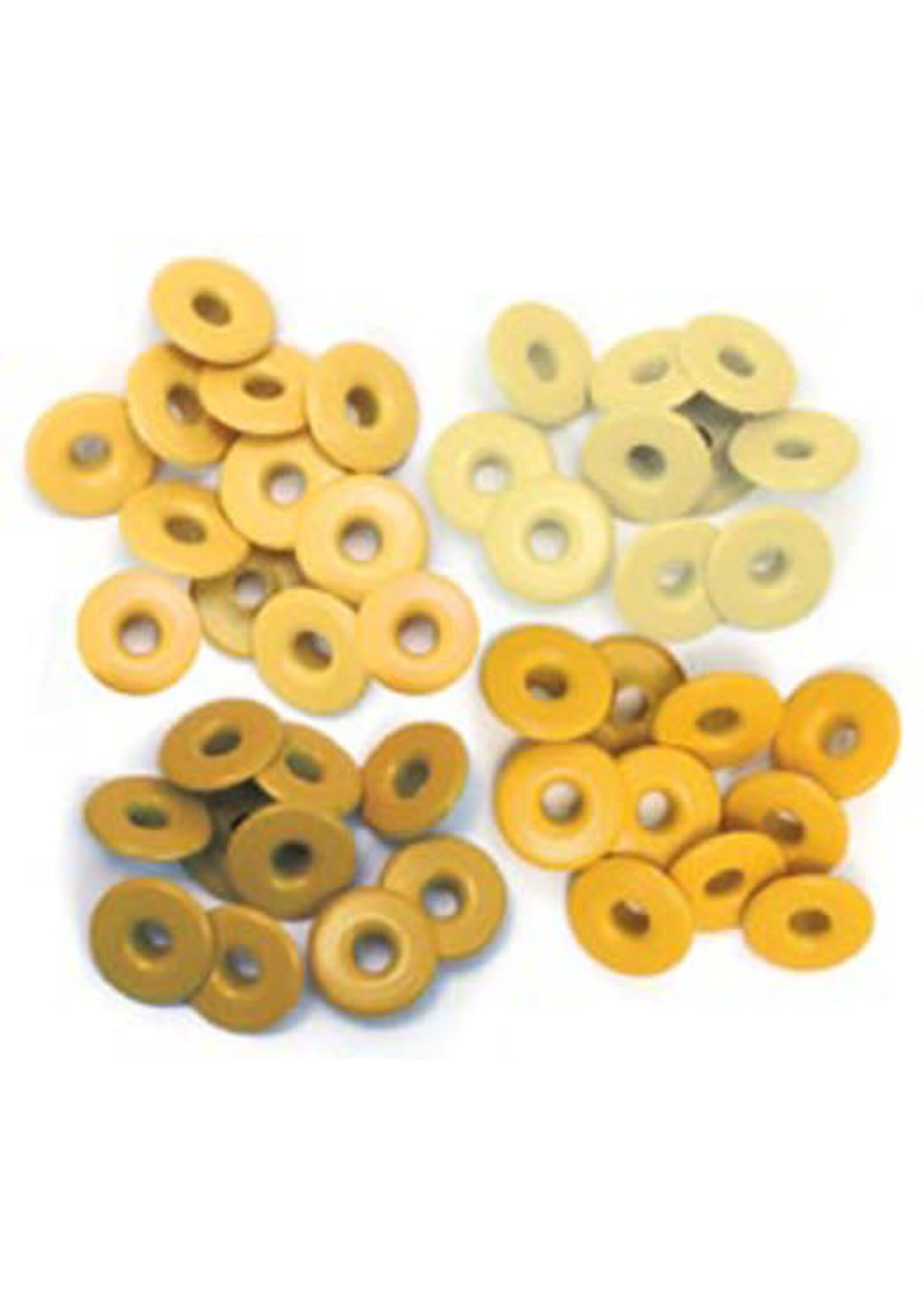 We 'R Memory Keepers Yellow Crop-A-Dile Wide Eyelet (40pcs) (41587-9)