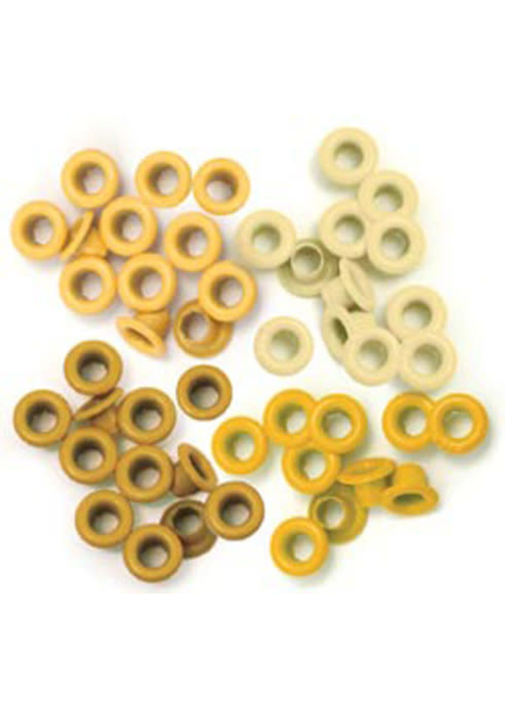 We 'R Memory Keepers Yellow Crop-A-Dile Standard Eyelet (60pcs) (41575-6)