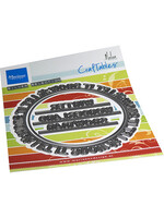 Marianne Design CR1600 - Let it snow circle by Marleen