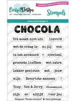 CarlijnDesign Stempels Foute Chocola (CDST-0065