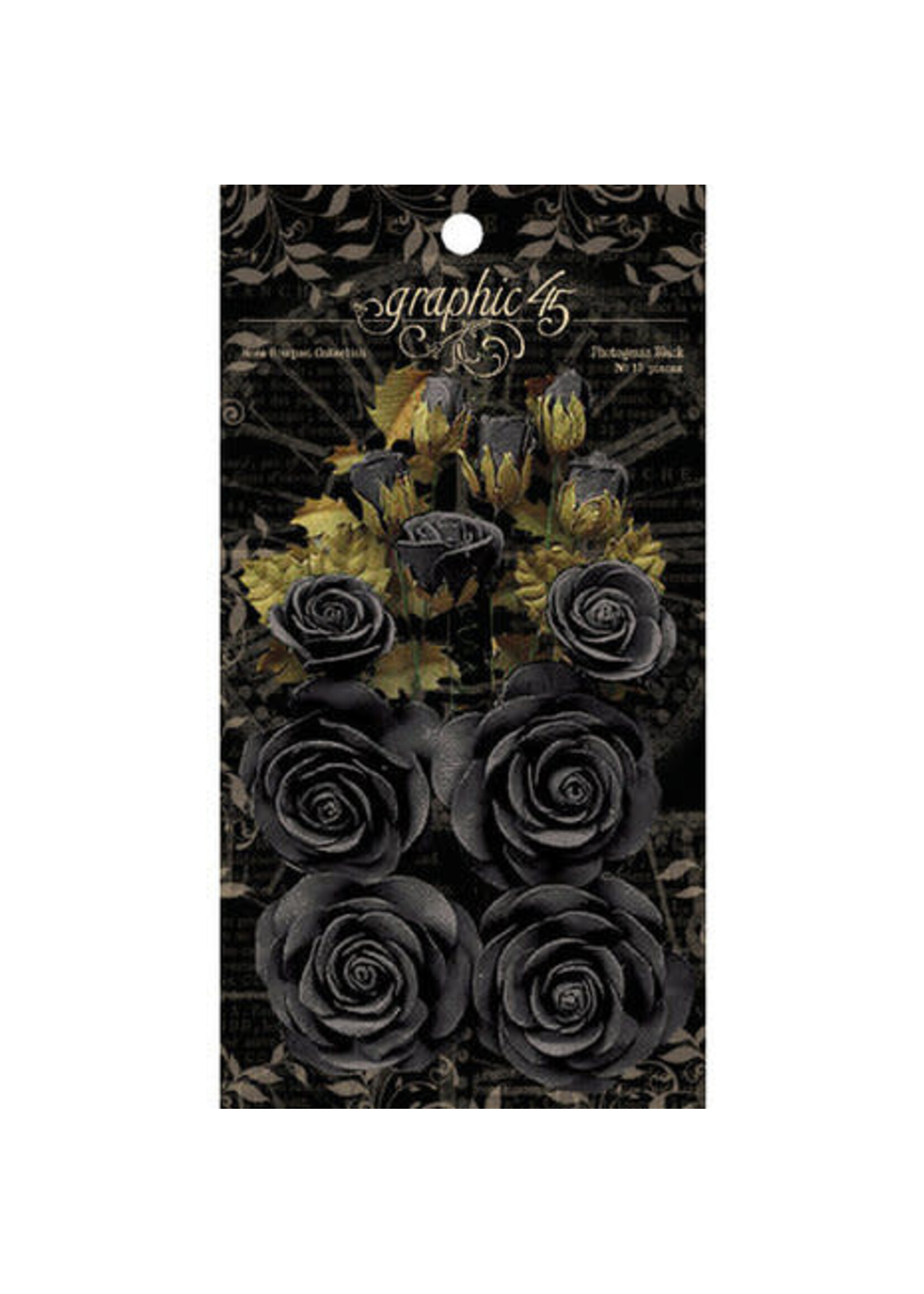Graphic45 Rose Bouquet Collection Photogenic Black (4501979)