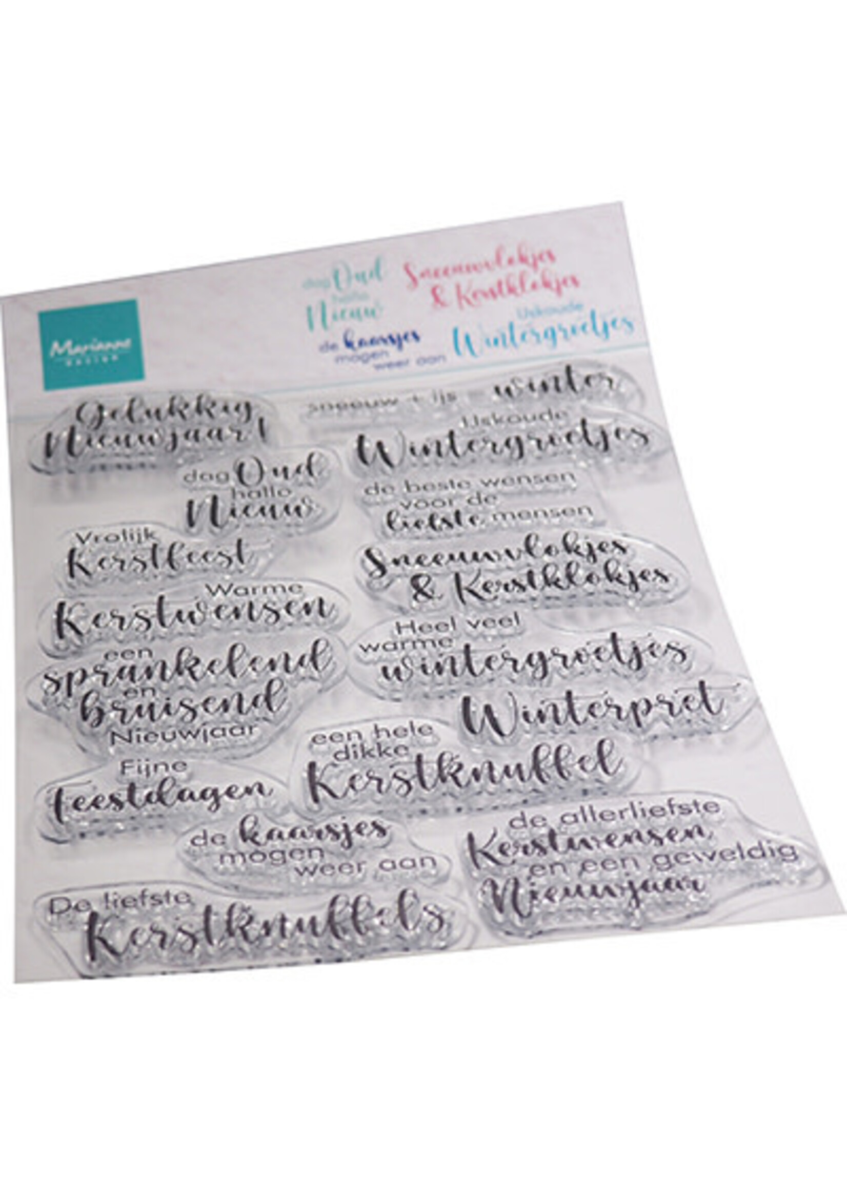 Marianne Design CS1105 - Kerst teksten