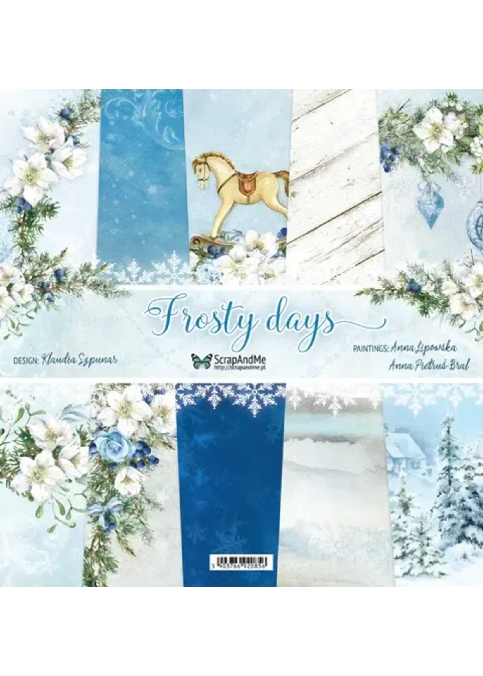 Scrap and Me Zestaw Papierów Frosty Days
