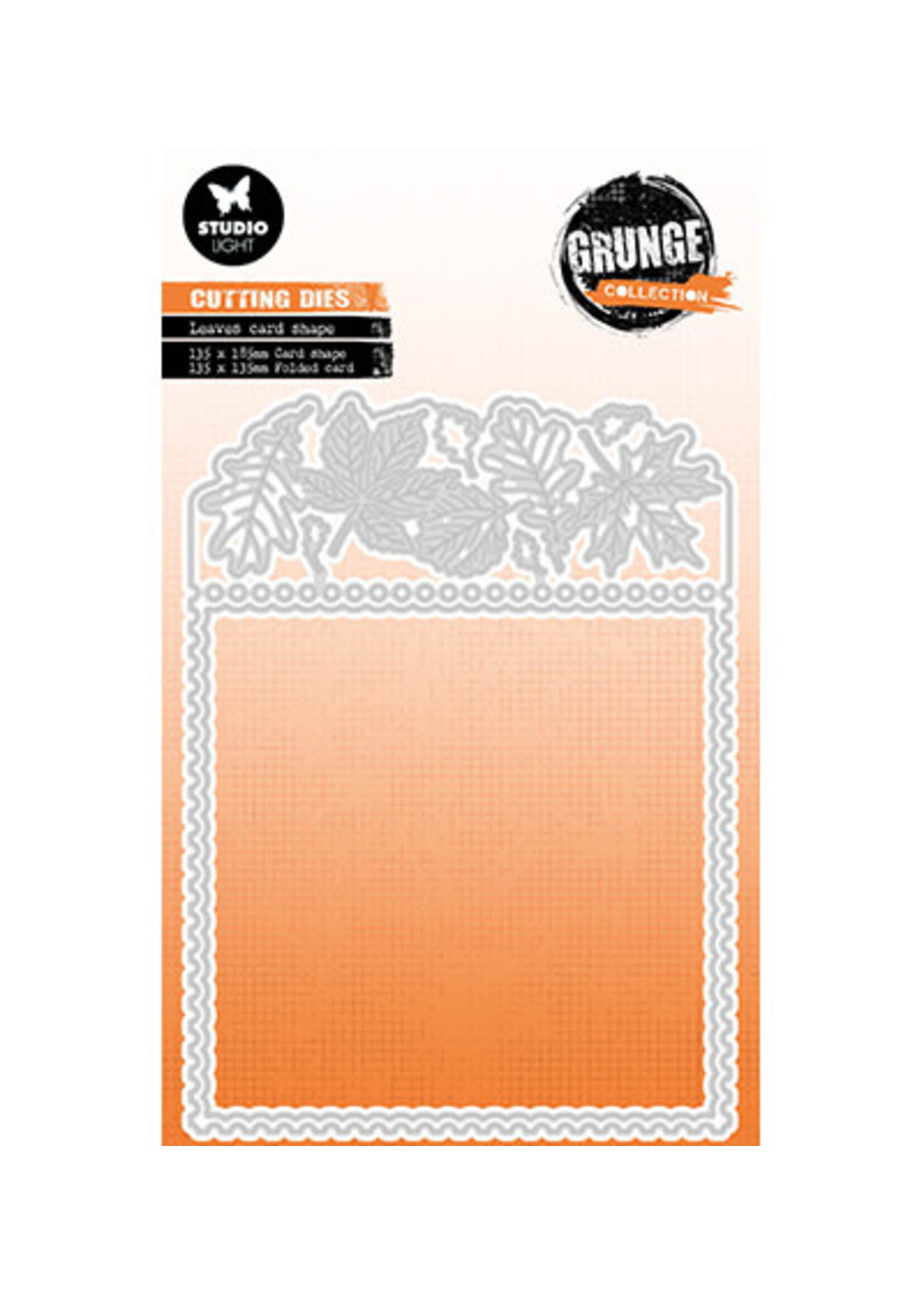 Studio Light SL-GR-CD532 - Leaves card Grunge collection nr.532
