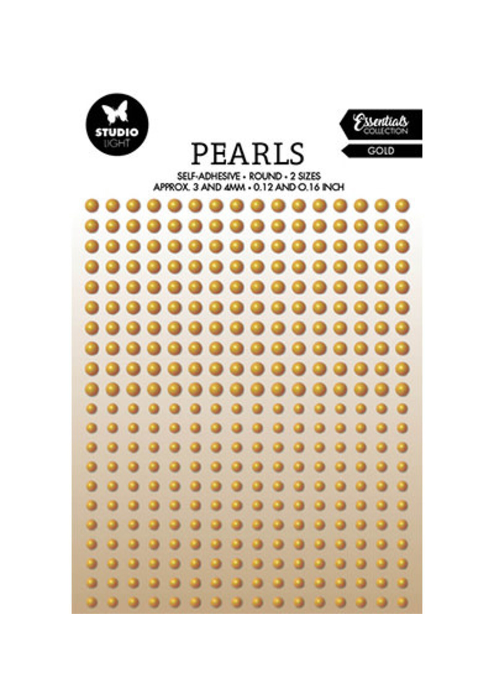 Studio Light SL-ES-PEARL25 - Gold pearls Essentials nr.25