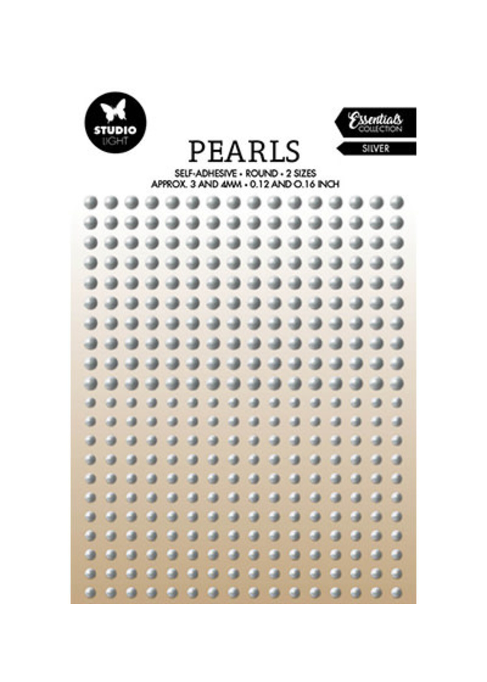 Studio Light SL-ES-PEARL28 - Silver pearls Essentials nr.28