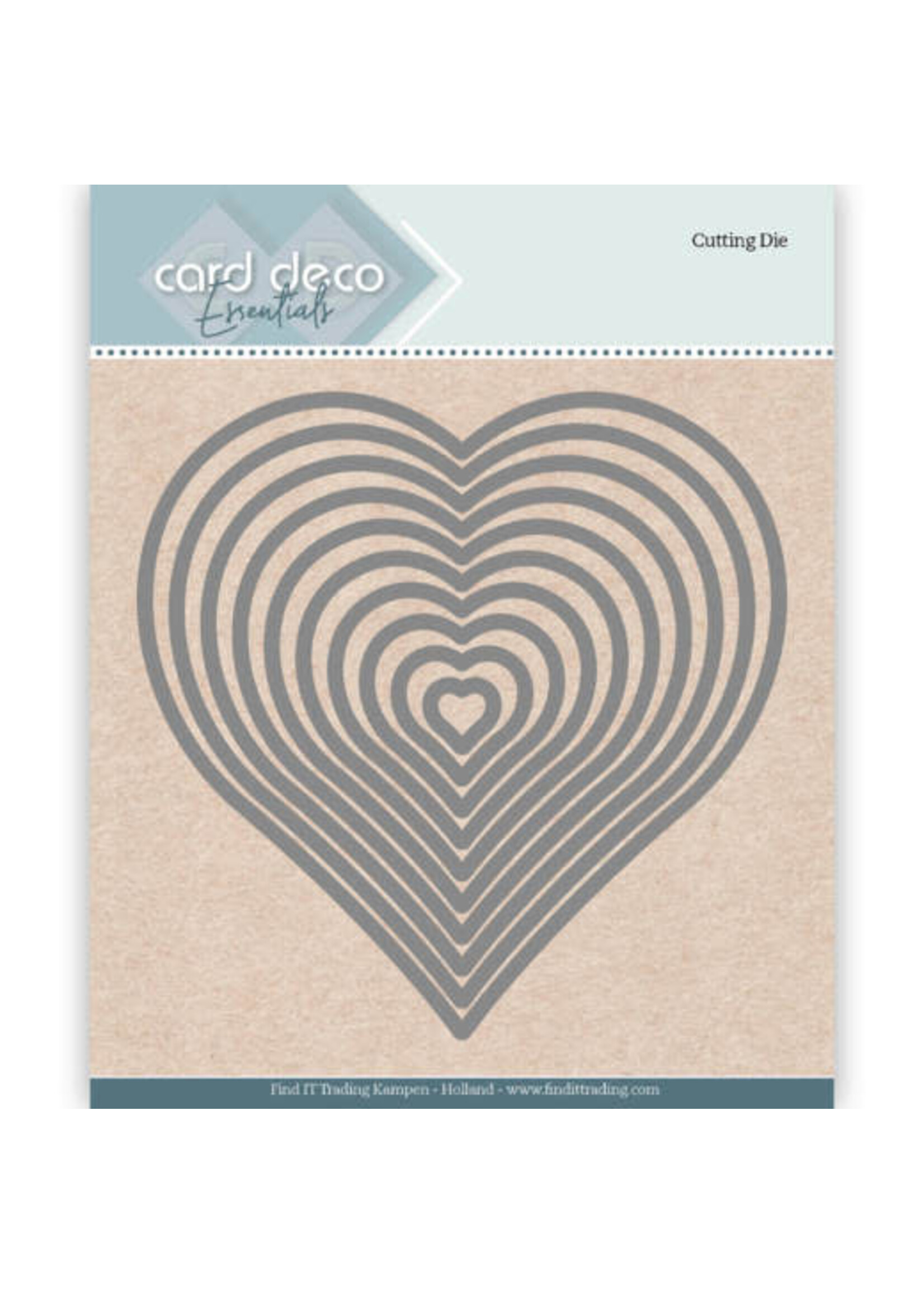 carddeco Card Deco Cutting Dies Nesting Heart