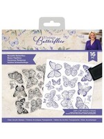 Crafters Companion Vintage Butterflies Clear Stamps Beautiful Butterflies (S-VBUT-ST-BBUTT)