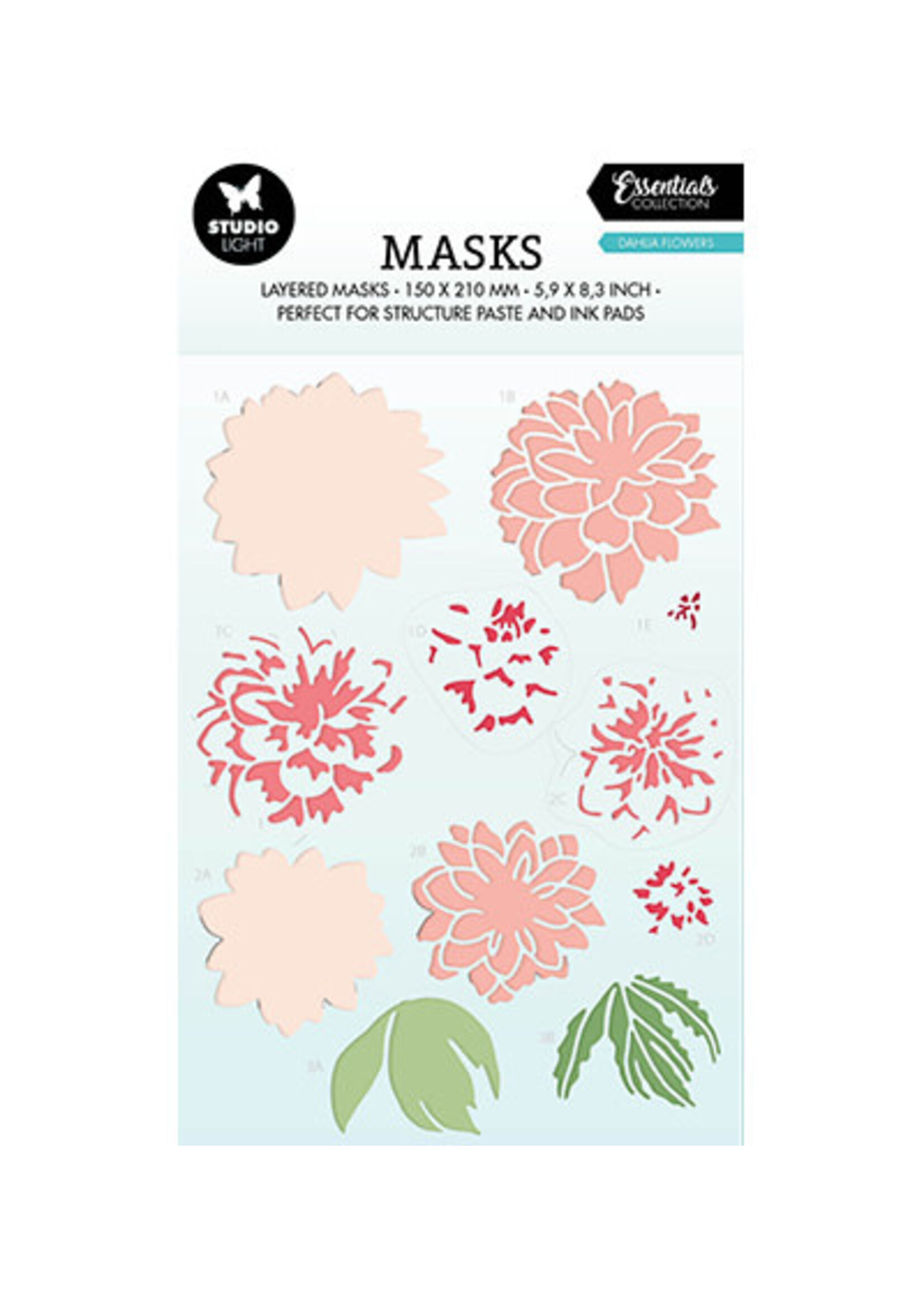 Studio Light SL-ES-MASK195 - Dahlia flowers Essentials nr.195