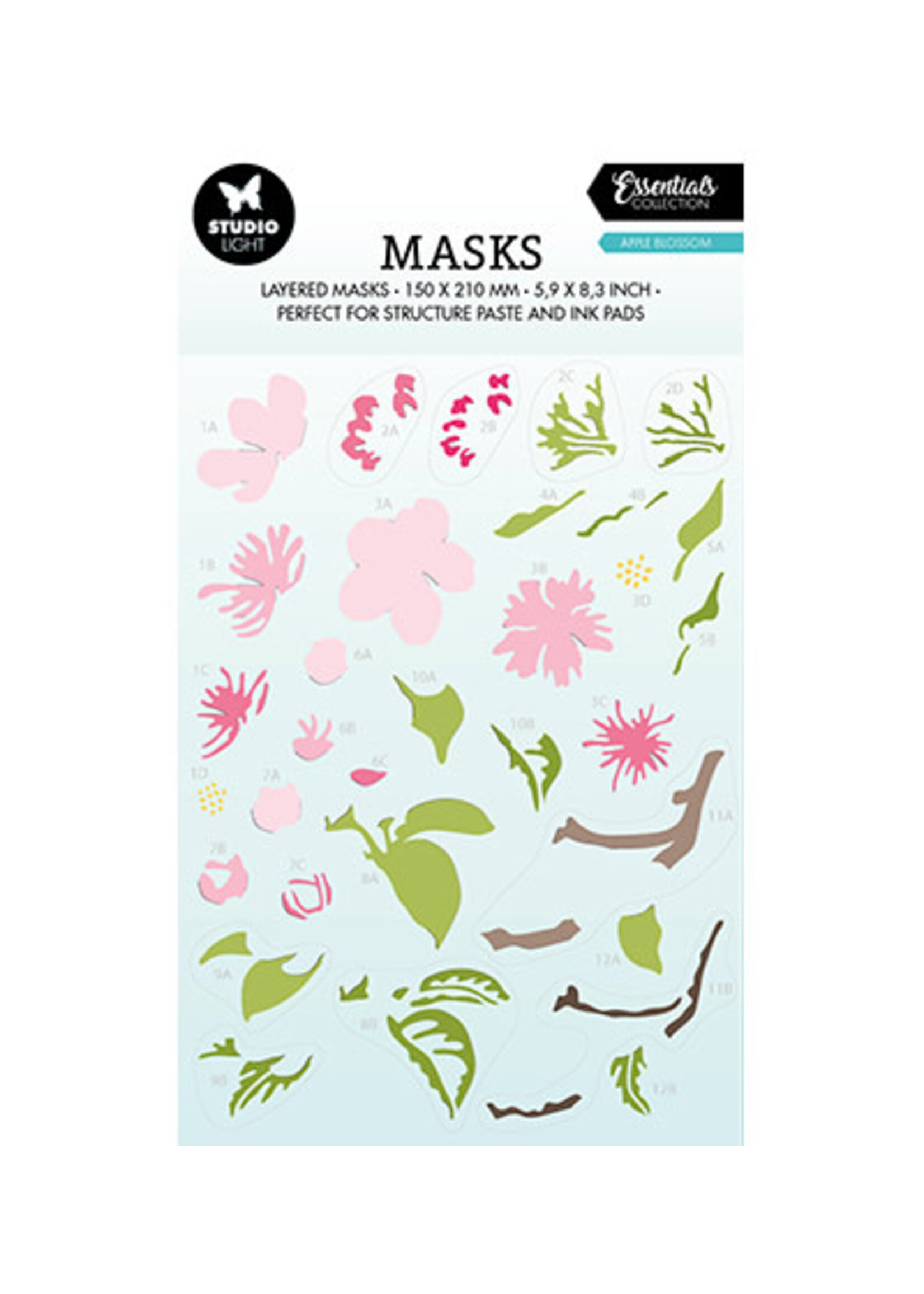 Studio Light SL-ES-MASK173 - Spring flowers Essentials nr.173