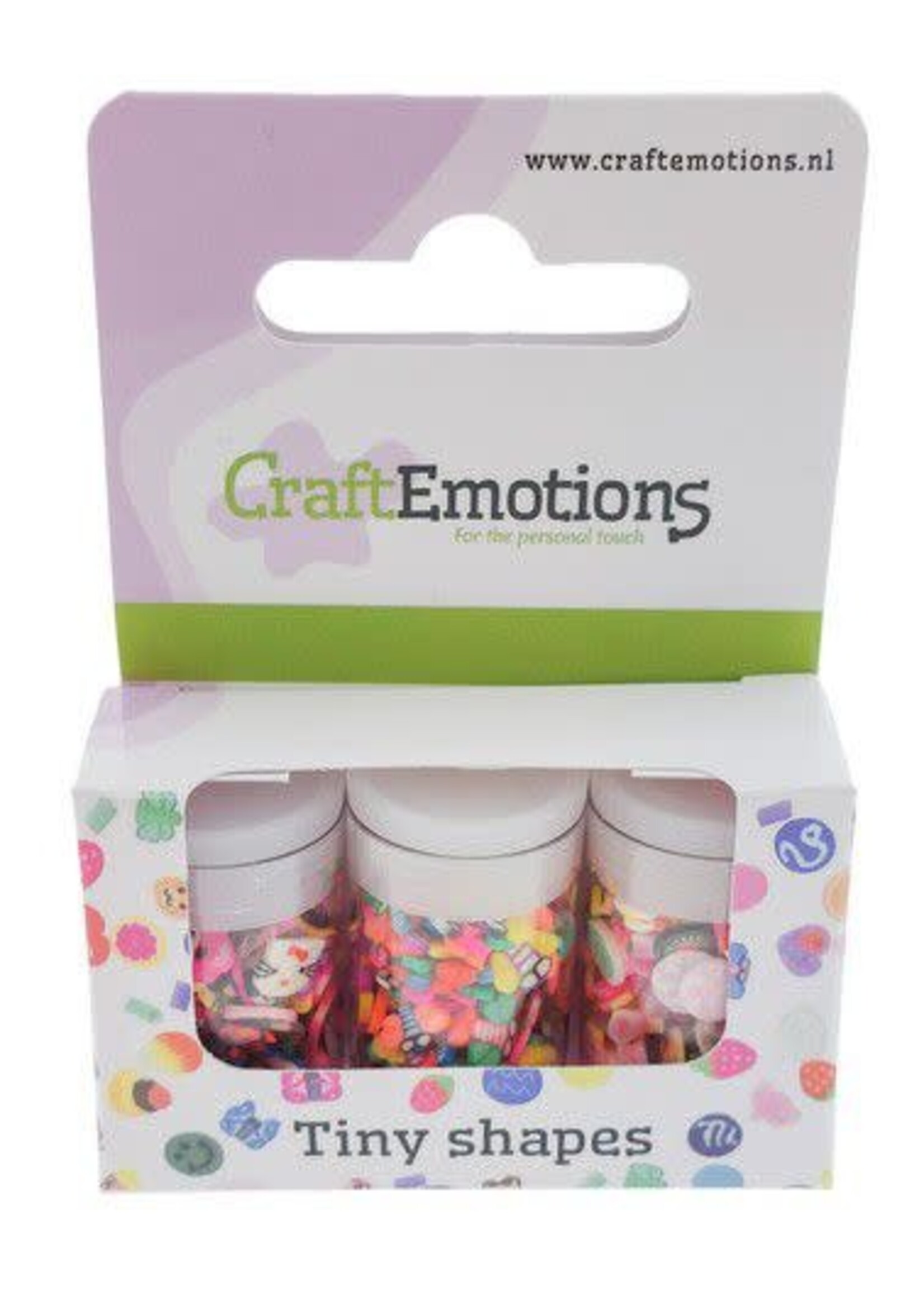 Craft Emotions CraftEmotions Tiny Shapes - 3 tubes - various shapes 3 (04-23) Artikelnummer 470003/0013