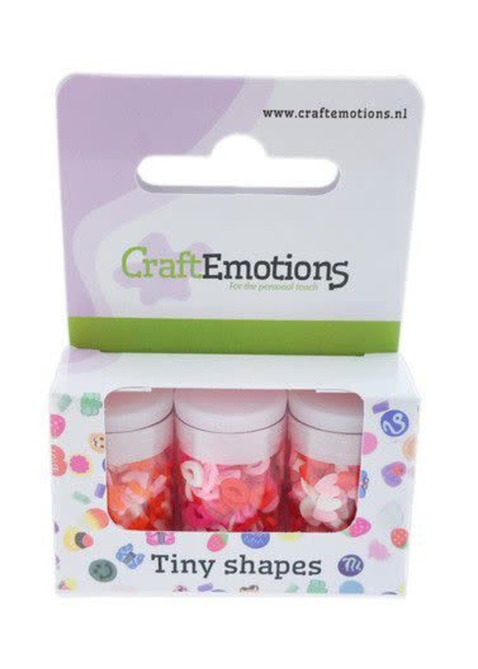 Craft Emotions CraftEmotions Tiny Shapes - 3 tubes - Love (04-23) Artikelnummer 470003/0016