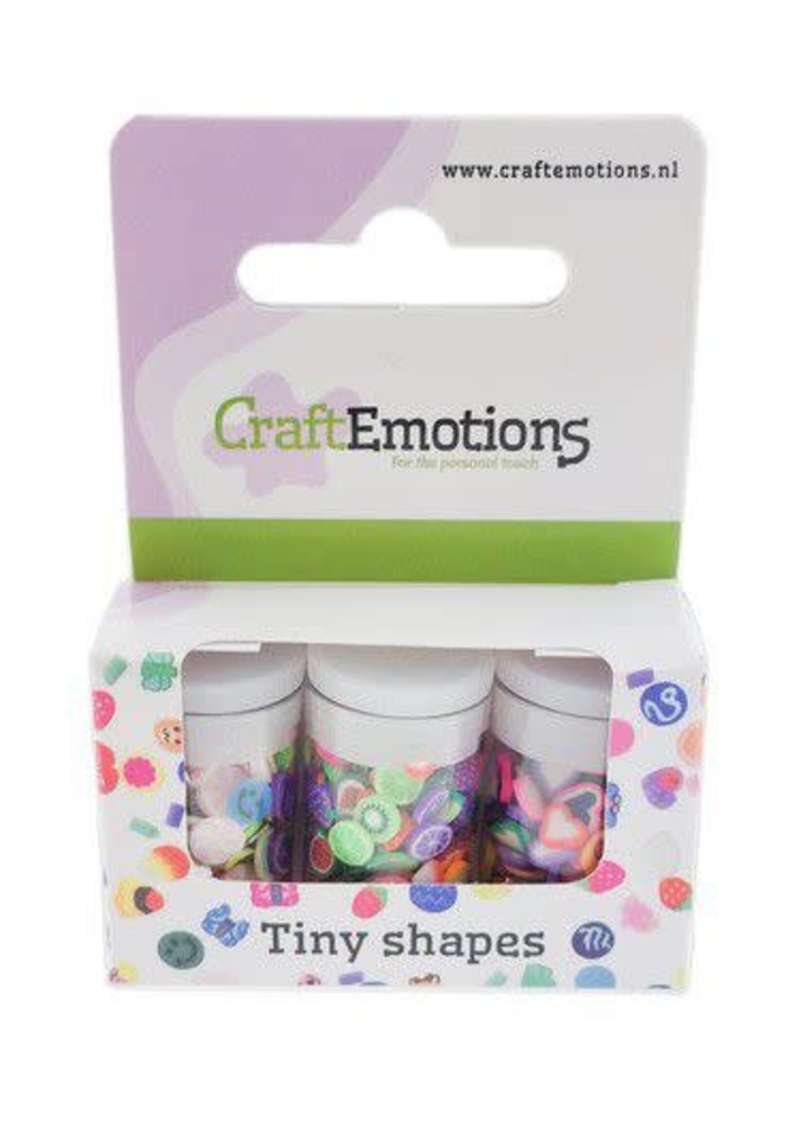 Craft Emotions CraftEmotions Tiny Shapes - 3 tubes - various shapes 1 (04-23) Artikelnummer 470003/0011
