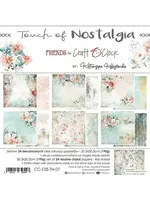 Craft O Clock TOUCH OF NOSTALGIA - A SET OF PAPERS 30,5X30,5CM