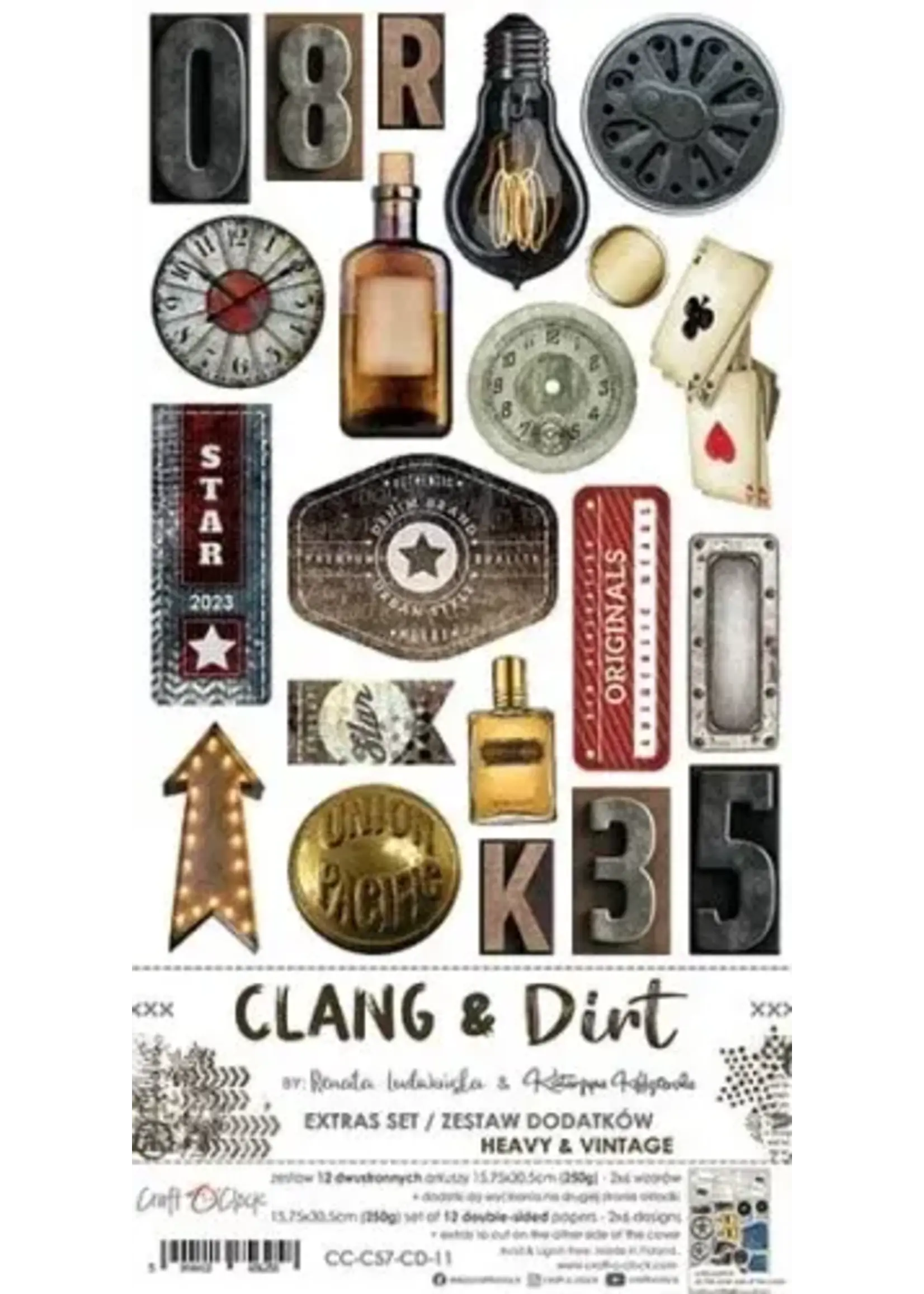 Craft O Clock CLANG & DIRT - EXTRAS SET - HEAVY & VINTAGE