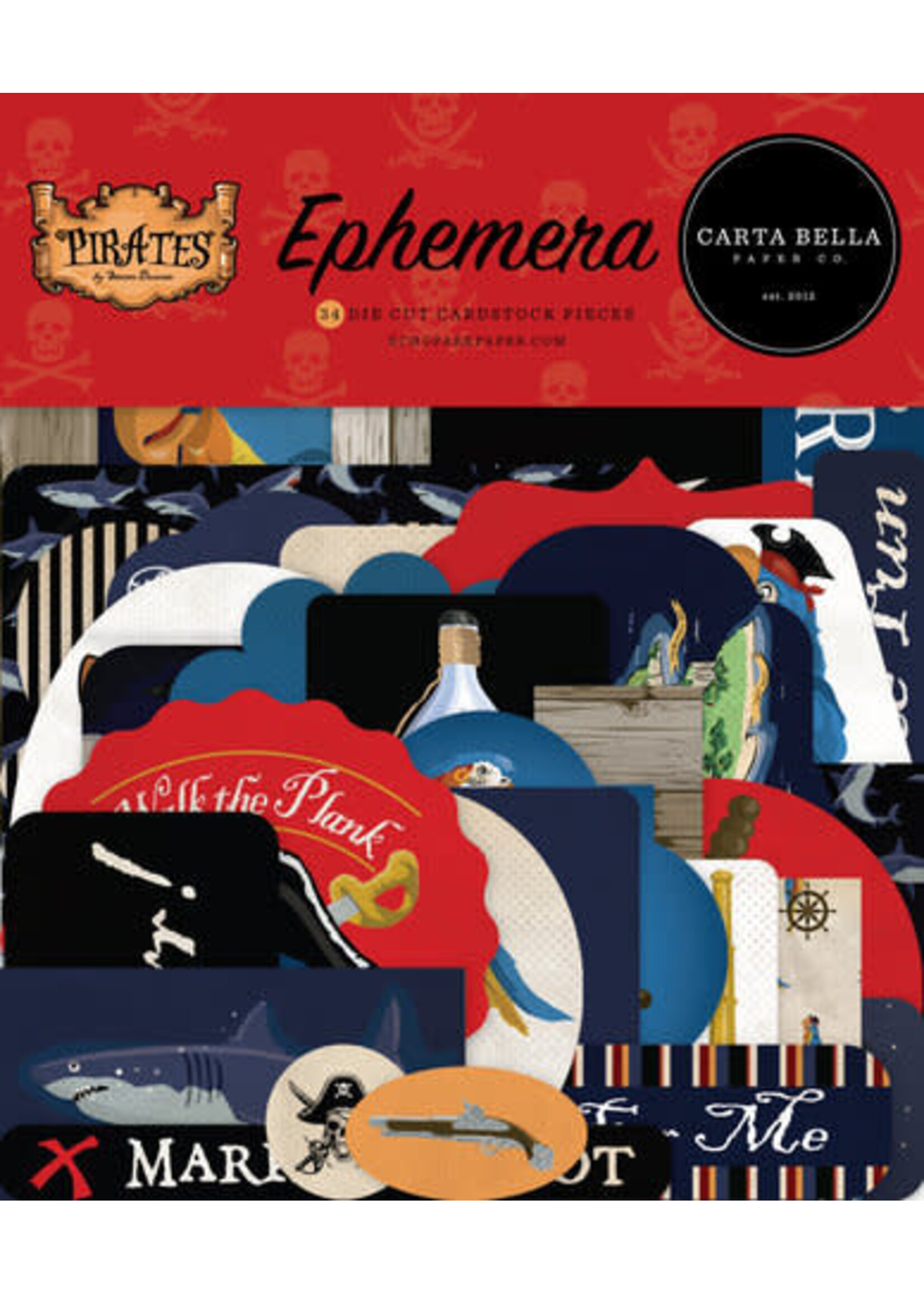 Carta Bella Pirates Ephemera (CBPT318024)