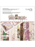Lemon Craft Secret Garden 8x8 Inch Paper Pad (LEM-SEGAR-02