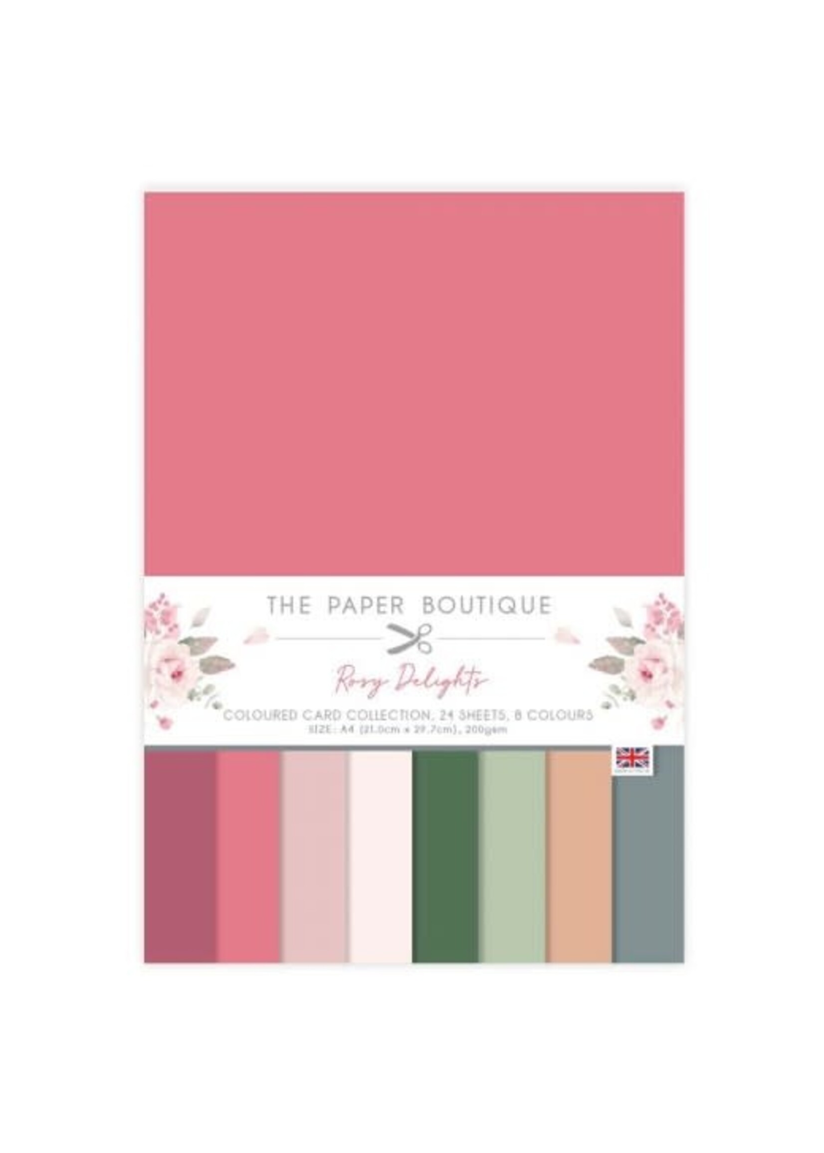 The Paper Boutique Rosy Deligths Colour Card Collection