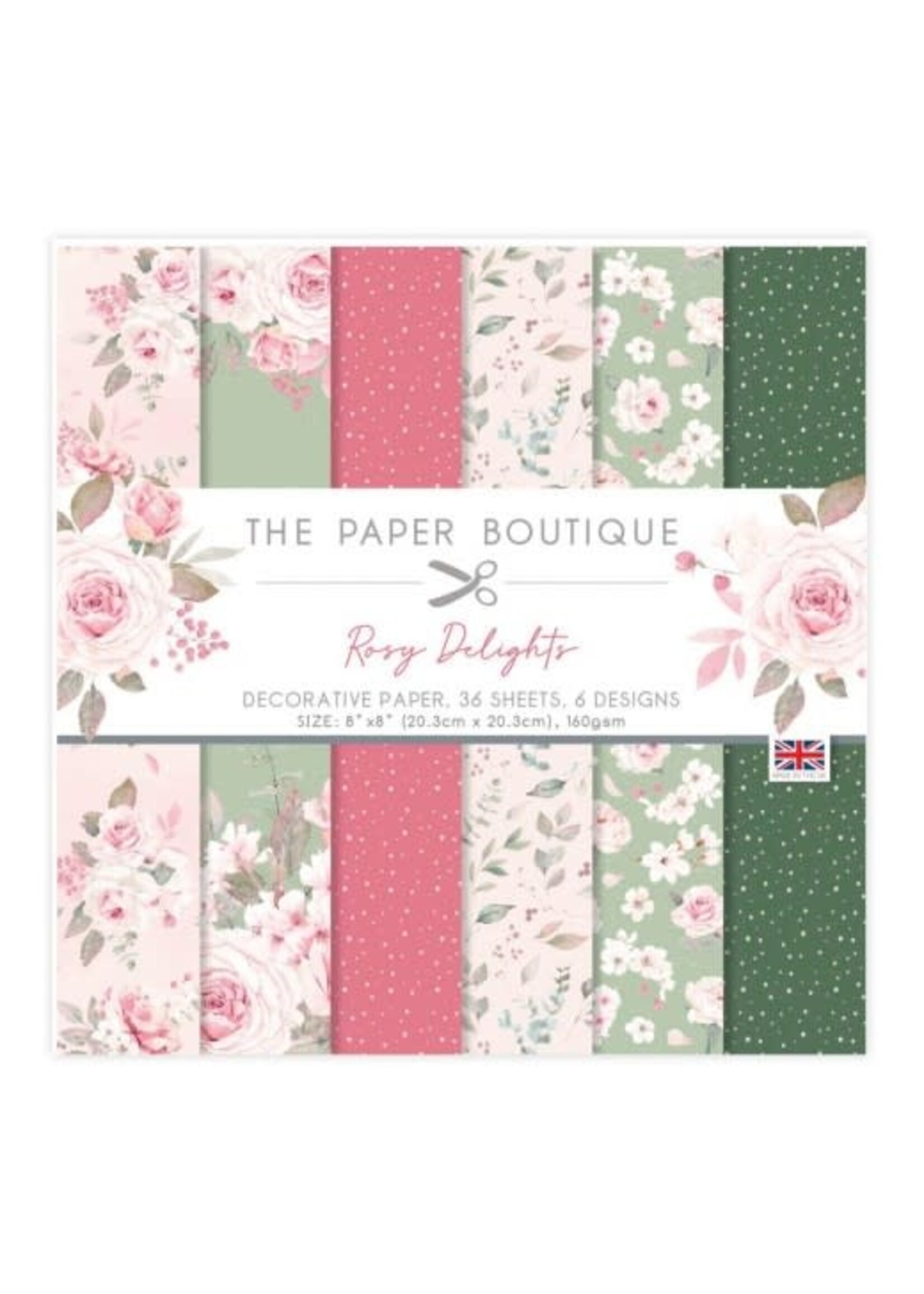 The Paper Boutique Rosy Deligths 8x8 Paper Pad