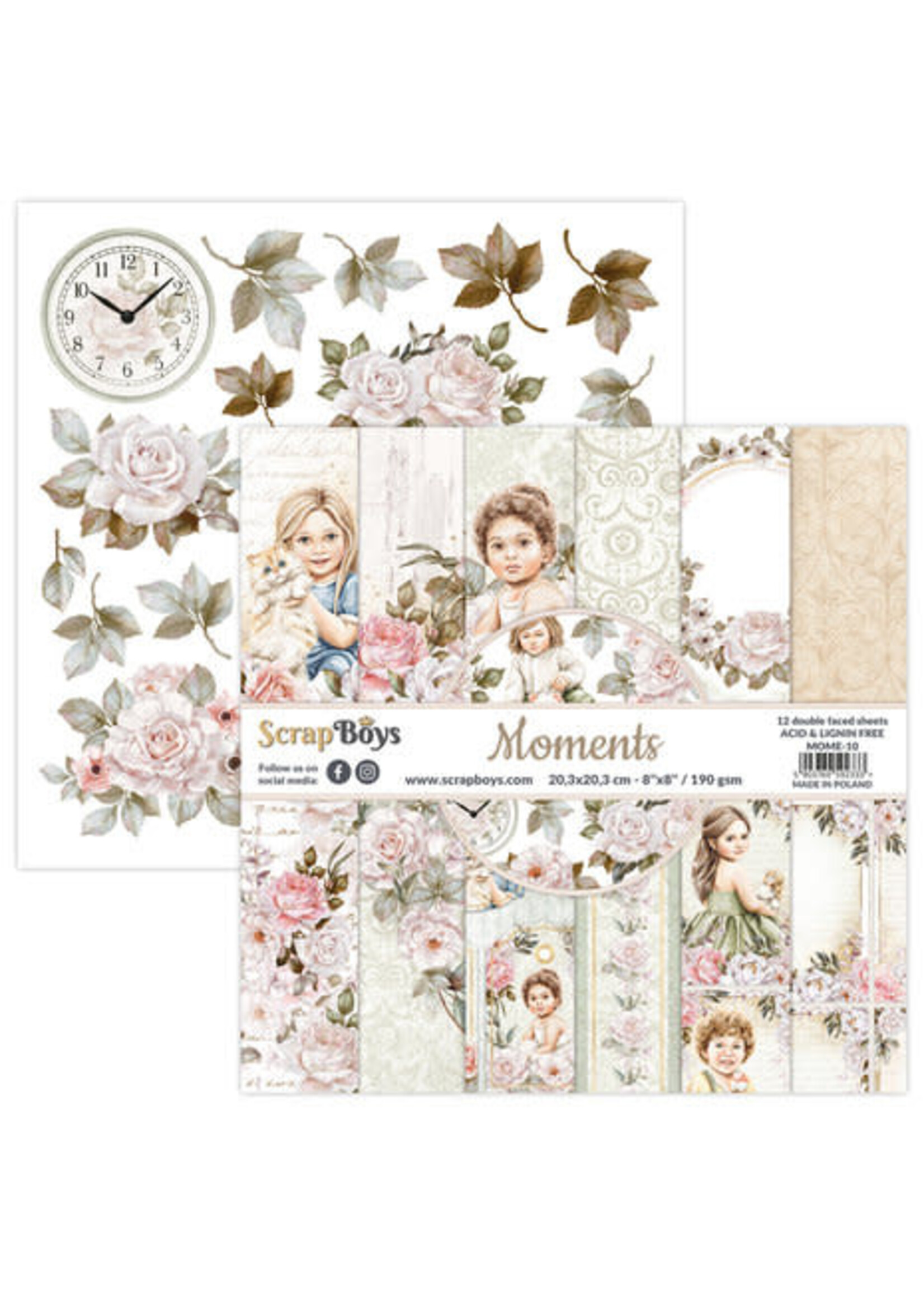 Moments 8x8 Inch Paper Pad (MOME-10)