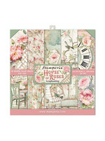 Stamperia House of Roses 8x8 Inch Paper Pack (SBBS08)