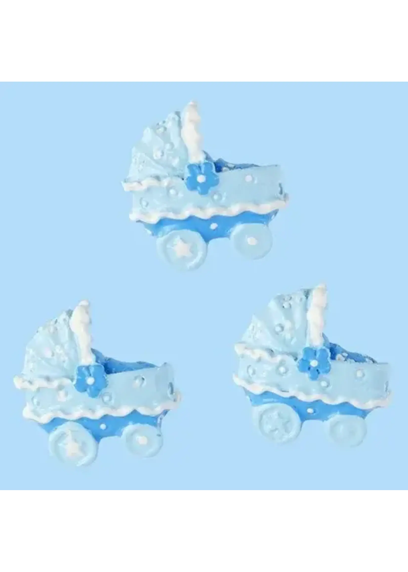 Hobbyfun CREApop® Kinderwagen, 2 cm blauw, buidel met 4 st Omschrijving 3870231
