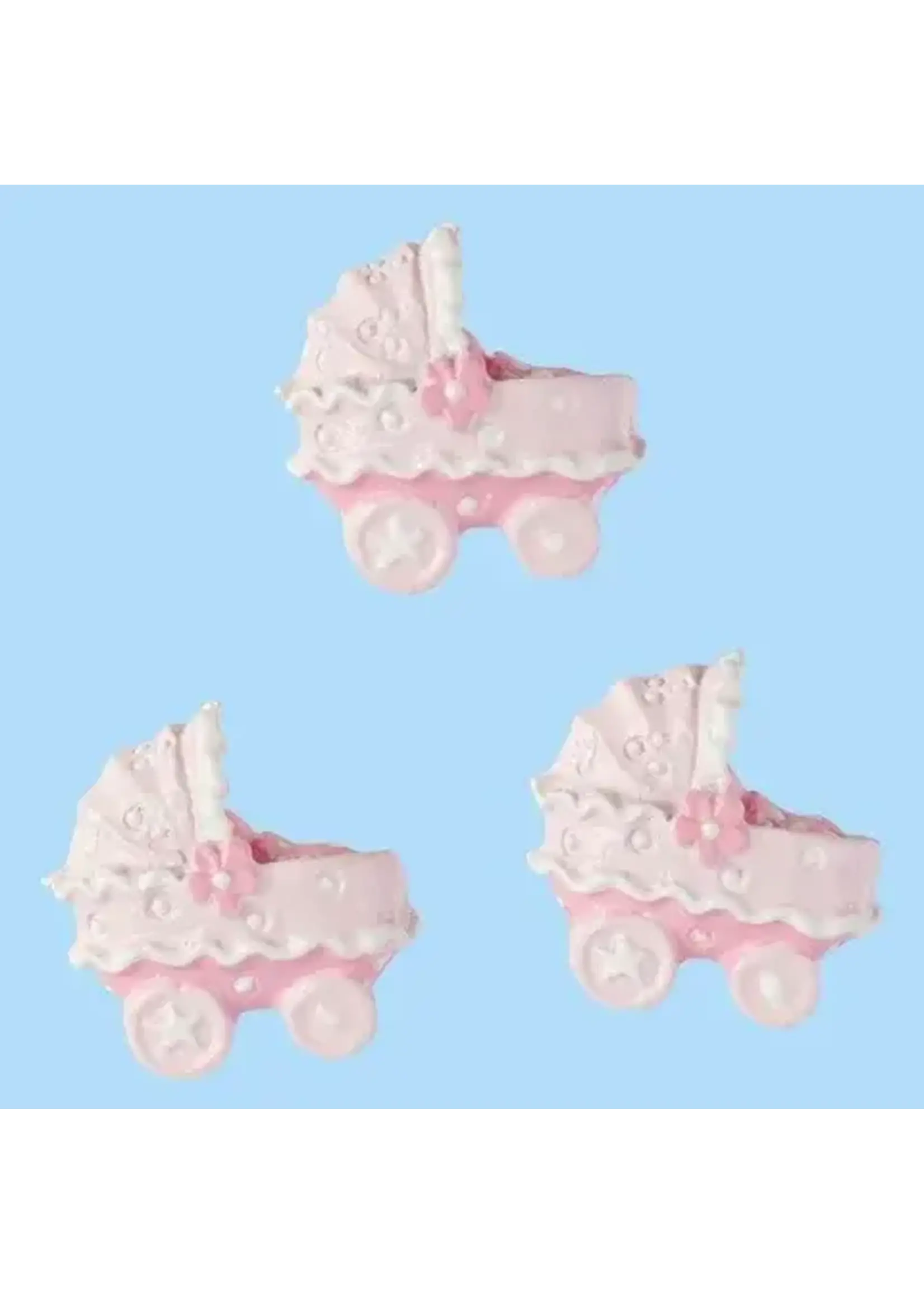 Hobbyfun CREApop® Kinderwagen, 2 cm, roze, buidel met 4 st Omschrijving 3870230